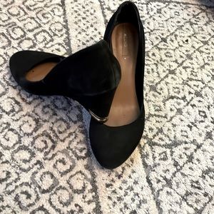 Aldo suede wedges heels
